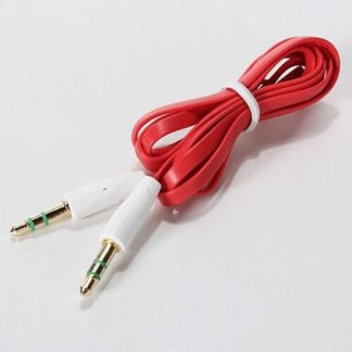 3.5mm (male) to 3.5mm (male) Audio Jack Plug Stereo Aux Lead Wire Cable Red
