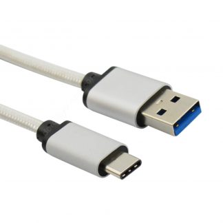 Gionee A1 Plus, S6s USB-C(Type-C) to USB-A 3.1 Charger/Data Lead Wire Cable - Silver