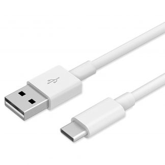 Gionee A1 Plus, S6s USB C(Type C) to USB A Charger/Data 2m Lead Wire Cable – White