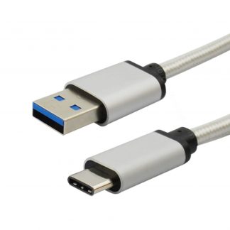 Lenovo ZUK Z2/Z1 Mobile Phone USB-A 3.1 to USB-C(Type C) Charger/Data Lead Wire Cable - Silver