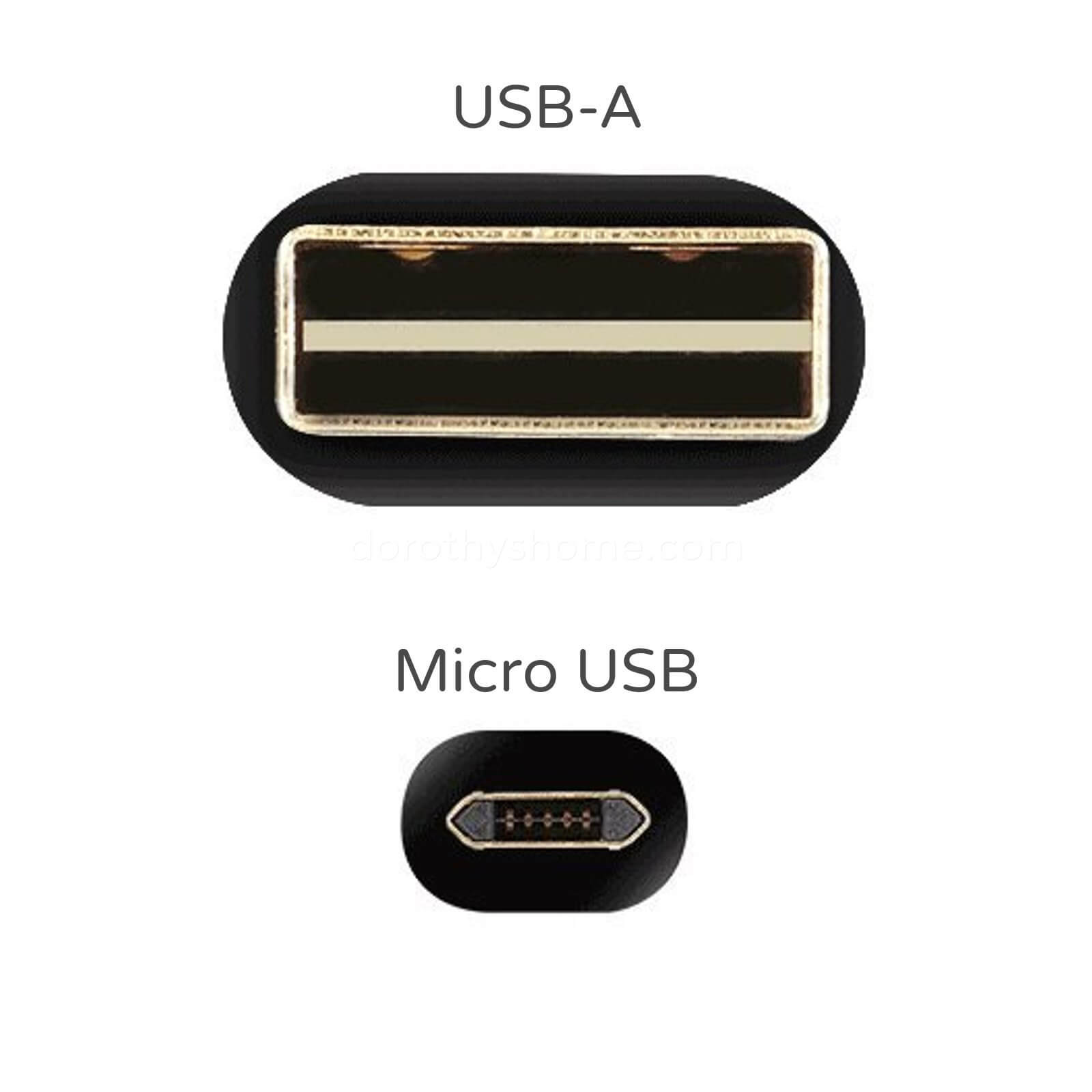 Bush Spira B3, B2 7/8/10 inch Android Tablet Micro USB(Reversible) Charger/Laptop PC 2m Wire Lead Cable