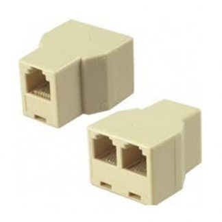 RJ11 female to RJ11 female (F-F) 1 to 2 Telephone Line Connector Splitter Extender Plug Adapter
