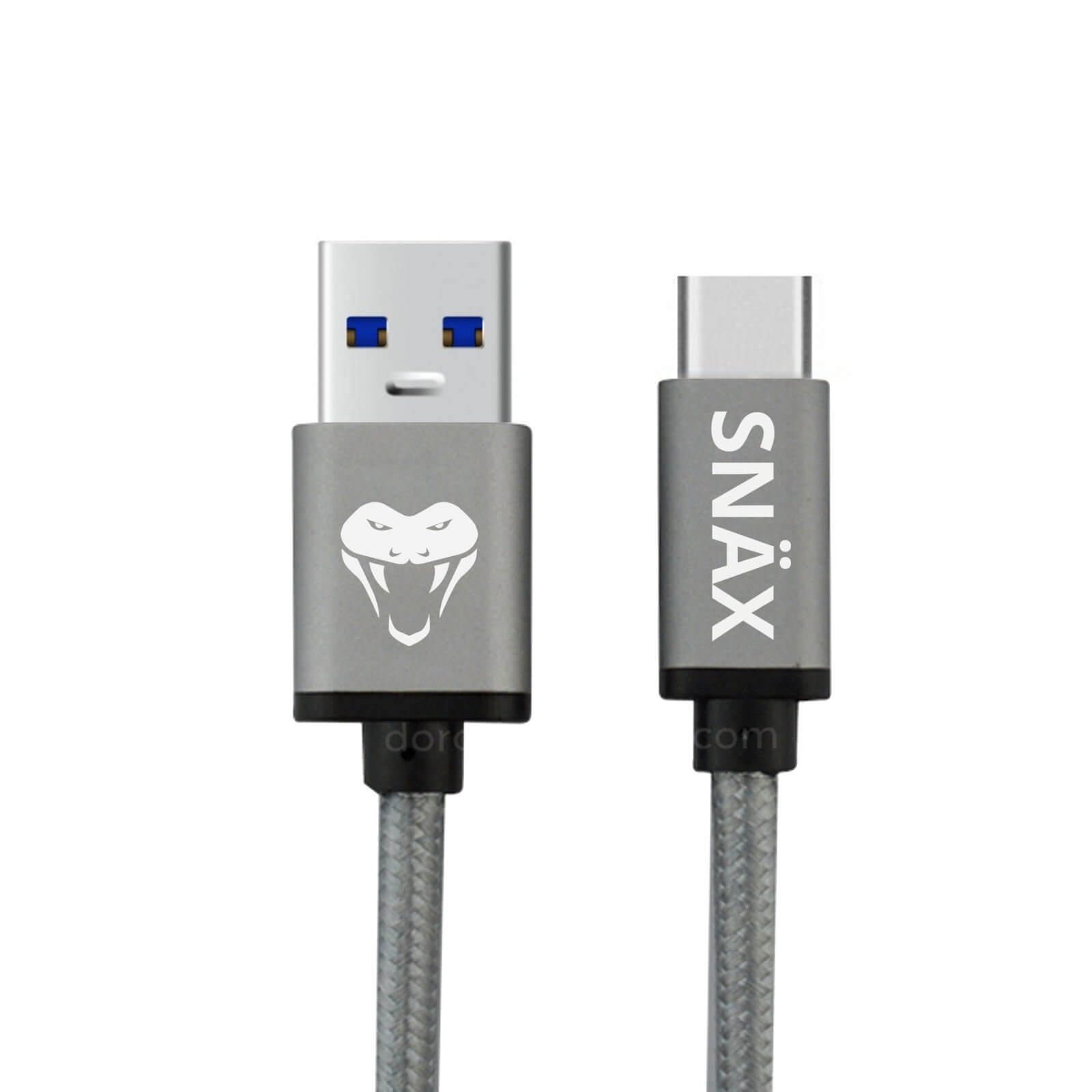 SNÄX USB C ( Type C ) to USB 3.1 Braided Data / Fast Charger Cord Wire Lead Cable for HTC U11 / 10